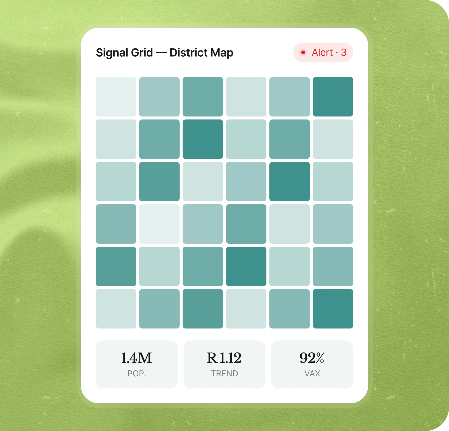 LifeDev public health district map interface